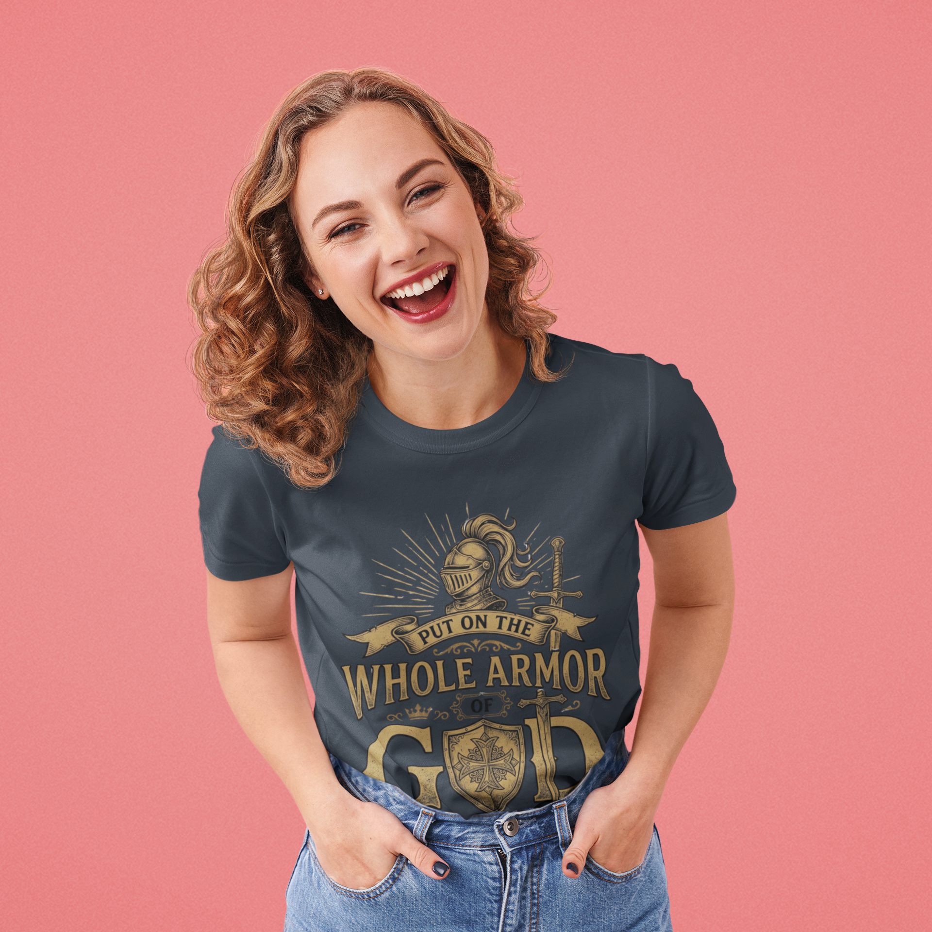 Put On the Whole Armor - Unisex Supima T-Shirt