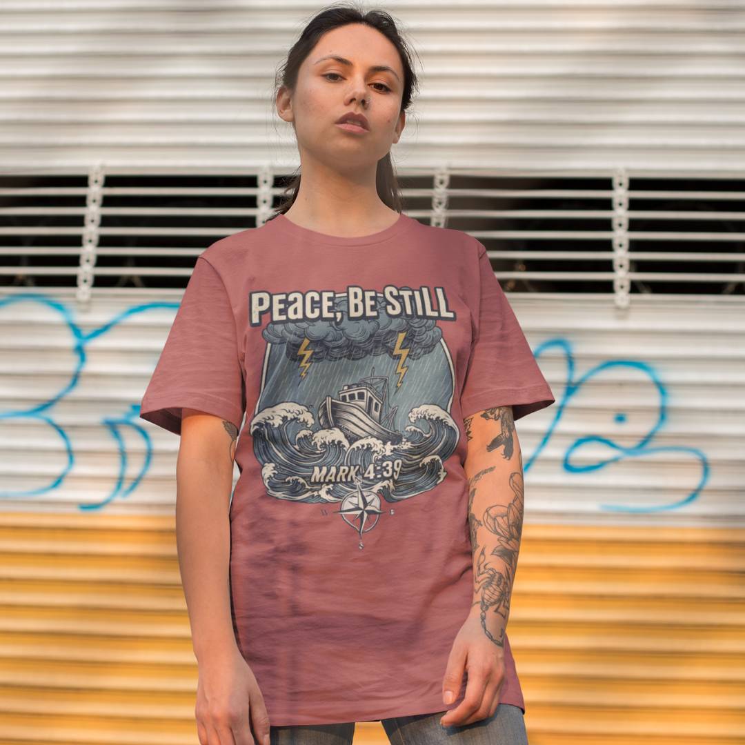 Peace Be Still - D2 - Unisex Oversized Classic T-Shirt