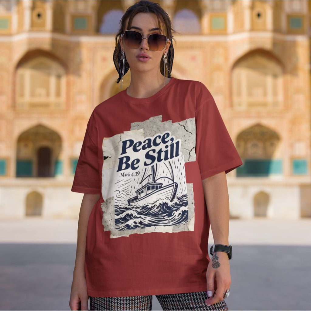 Peace Be Still - D1 - Unisex Oversized Classic T-Shirt