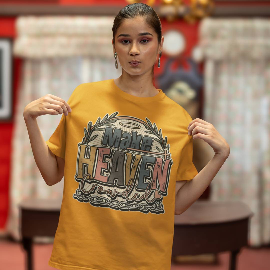 Make Heaven Crowded - Unisex Oversized Classic T-Shirt