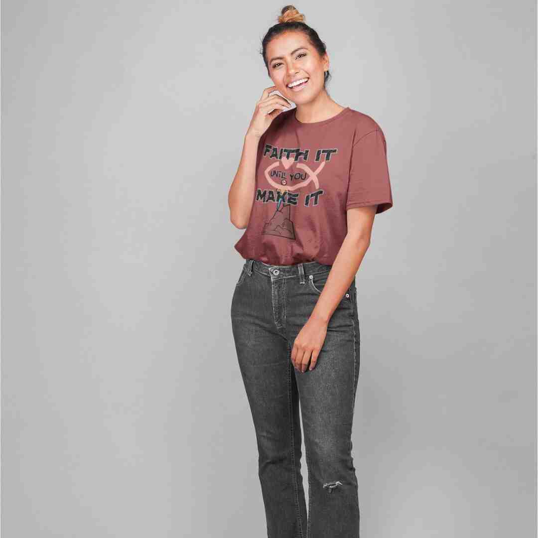 Faith It Until You Make It - Unisex Oversized Classic T-Shirt