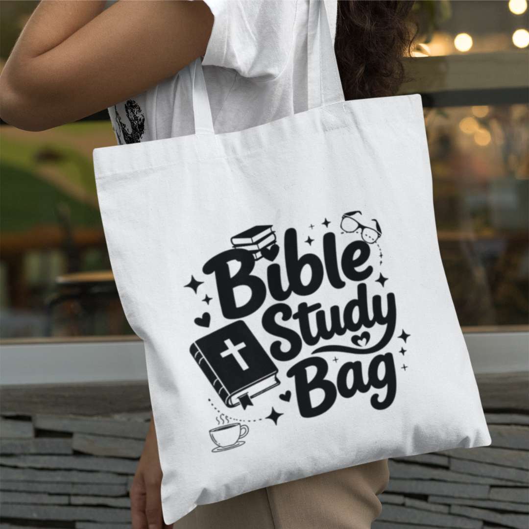 Bible Study Bag D1 - Essential Signature Tote Bag (with Zipper)