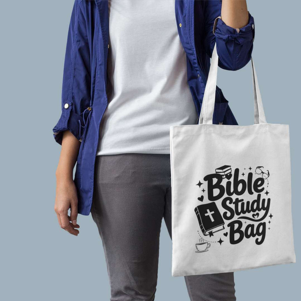 Bible Study Bag D1 - Essential Signature Tote Bag (with Zipper)