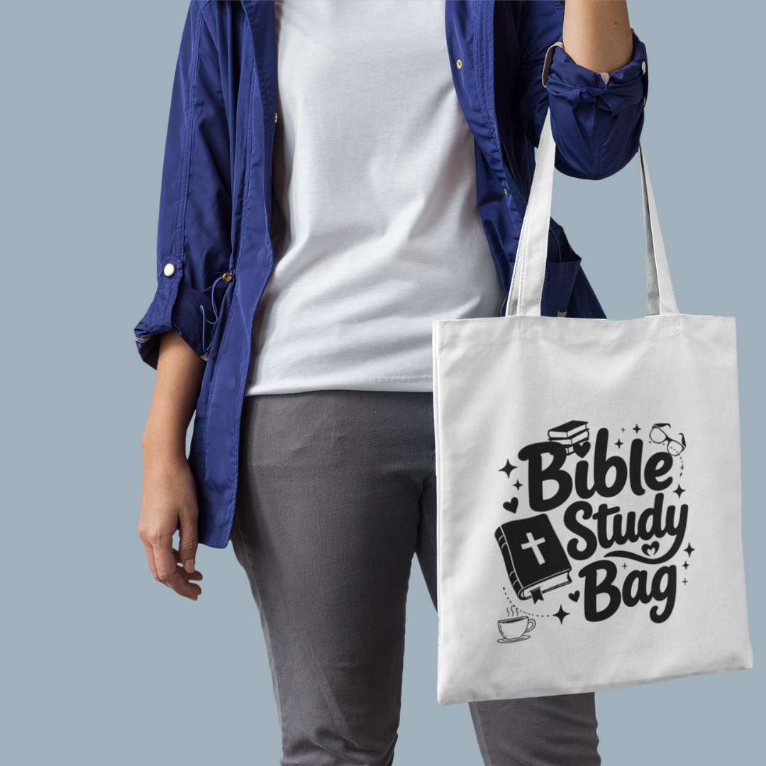 Bible Study Bag D1 - Essential Signature Tote Bag (with Zipper)