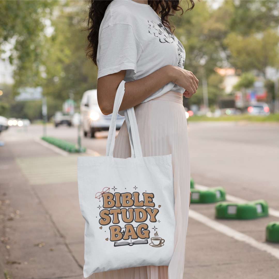 Bible Study Bag D2 - Essential Signature Tote Bag (with Zipper)