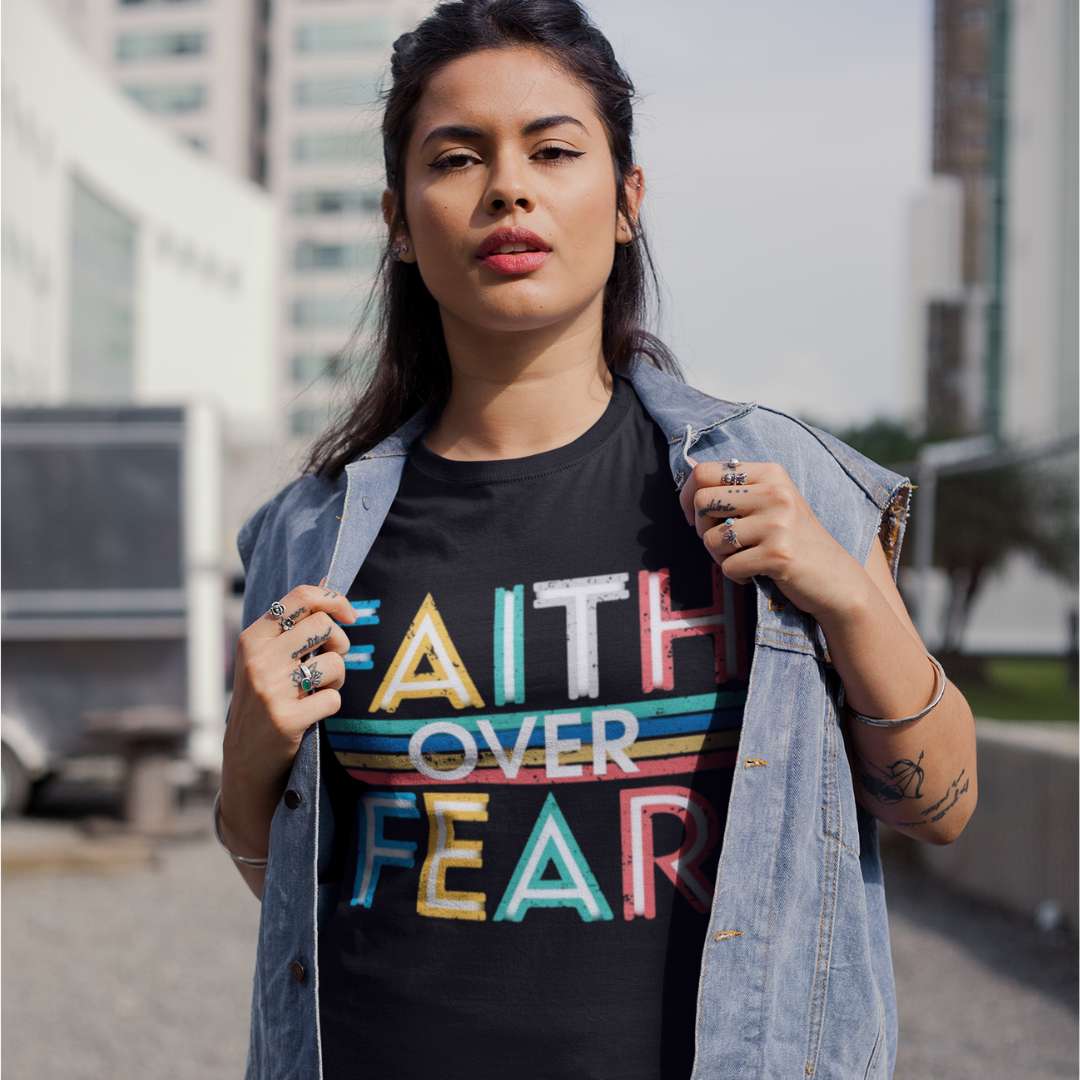 Faith Over Fear - Unisex Supima T-Shirt