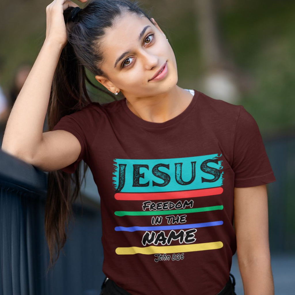 Jesus (Freedom in the Name) - Unisex Supima T-Shirt
