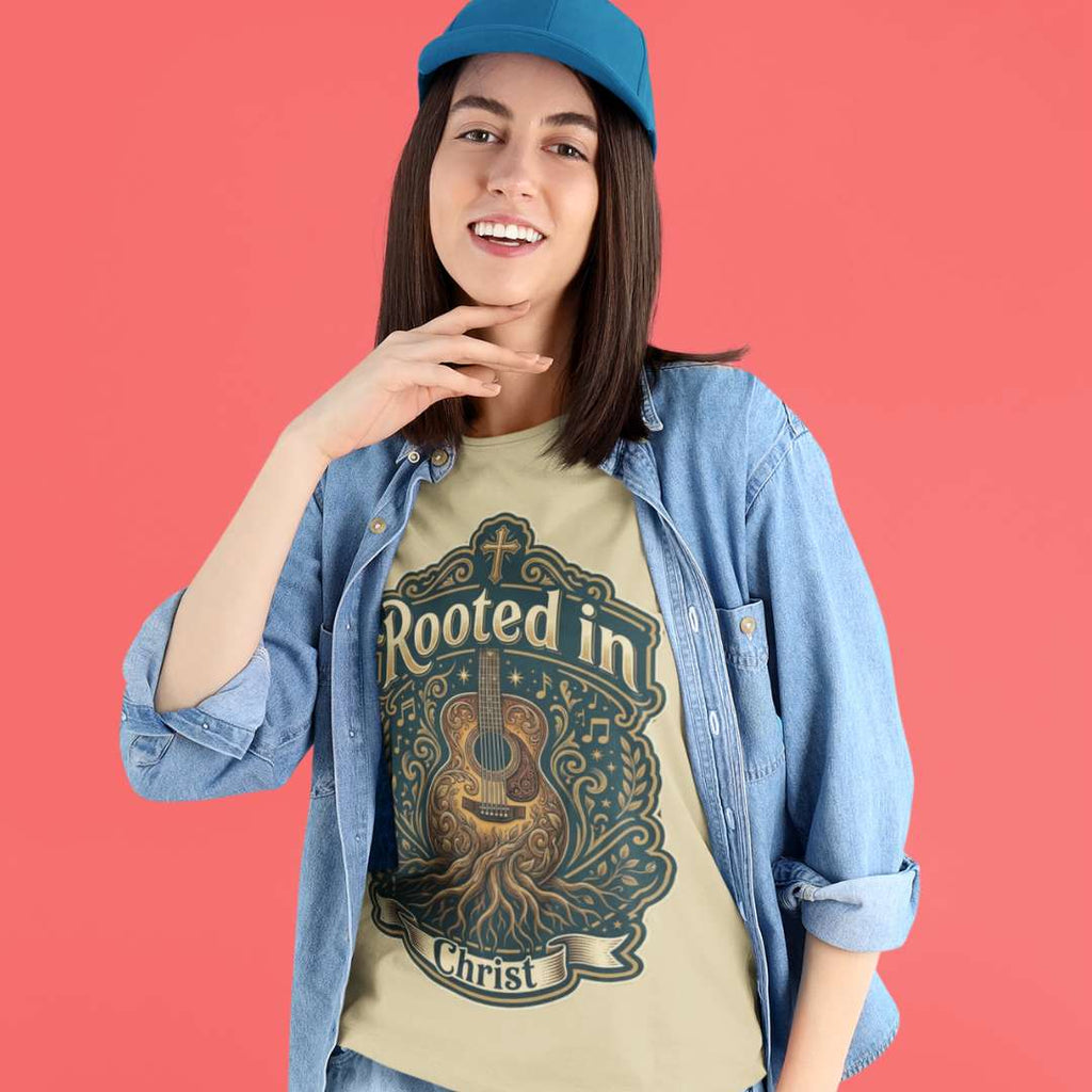 Rooted in Christ - Unisex Supima T-Shirt