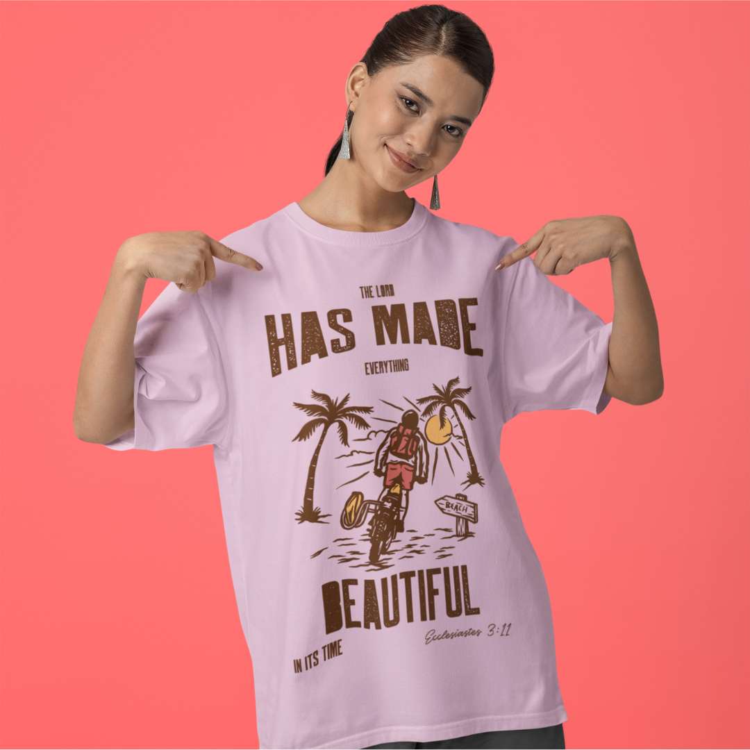 Everything Beautiful in It's Time- Unisex Oversized Classic T-Shirt