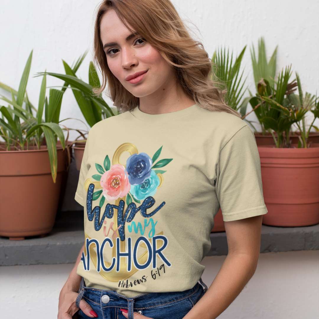 Hope is My Anchor - Unisex Supima T-Shirt