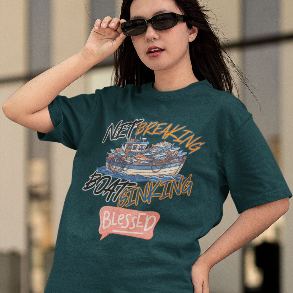 Net Breaking Boat Sinking - Unisex Oversized Classic T-Shirt