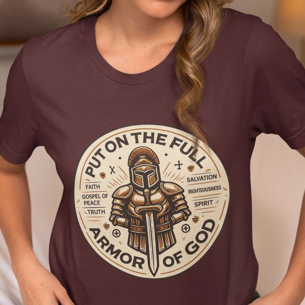 Put on the Full Armor of God - D1 - Unisex Supima T-Shirt