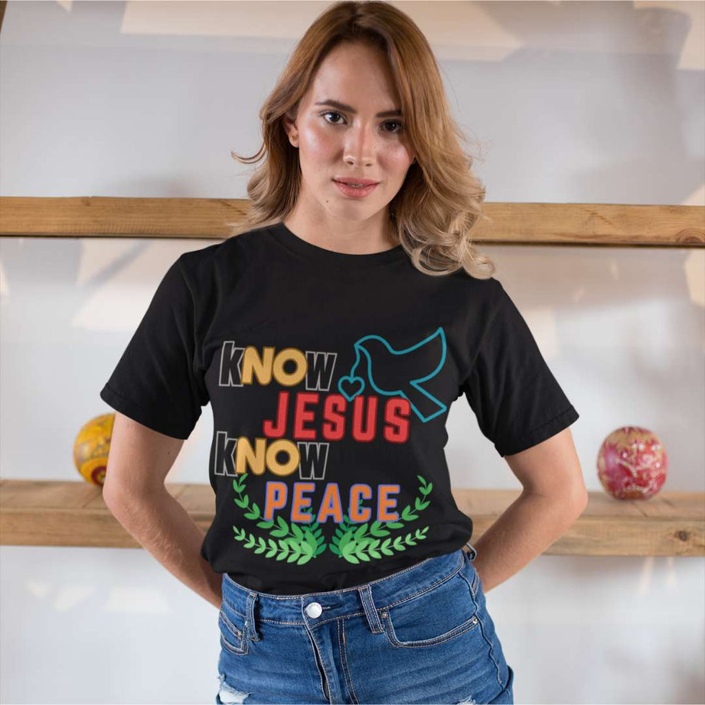 kNOw Jesus kNOw Peace - Unisex Supima T-Shirt