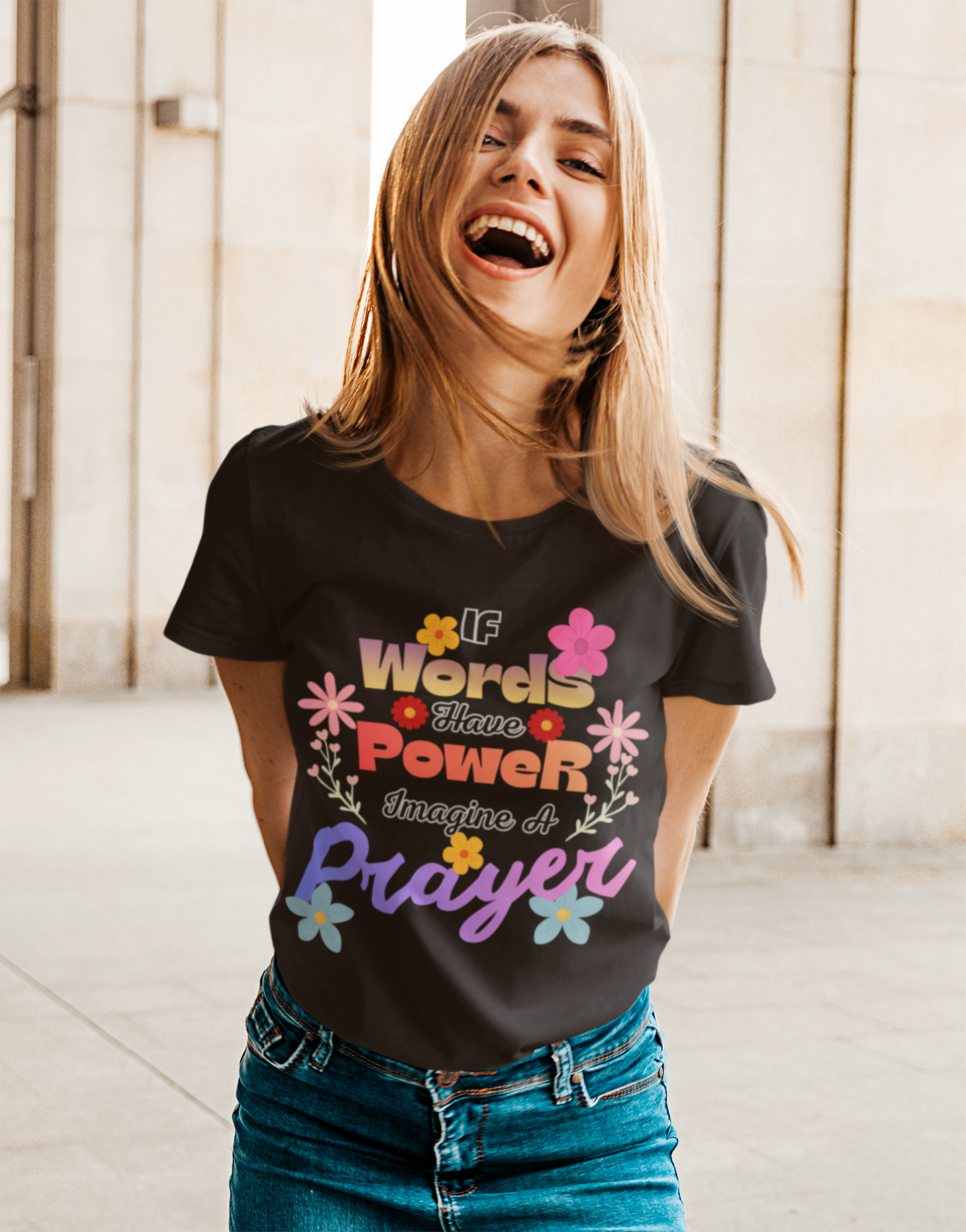 Imagine a Prayer - Women's Classic T-Shirt