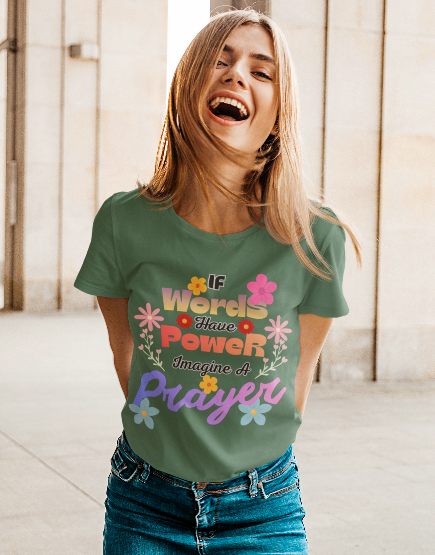 Imagine a Prayer - Women's Classic T-Shirt