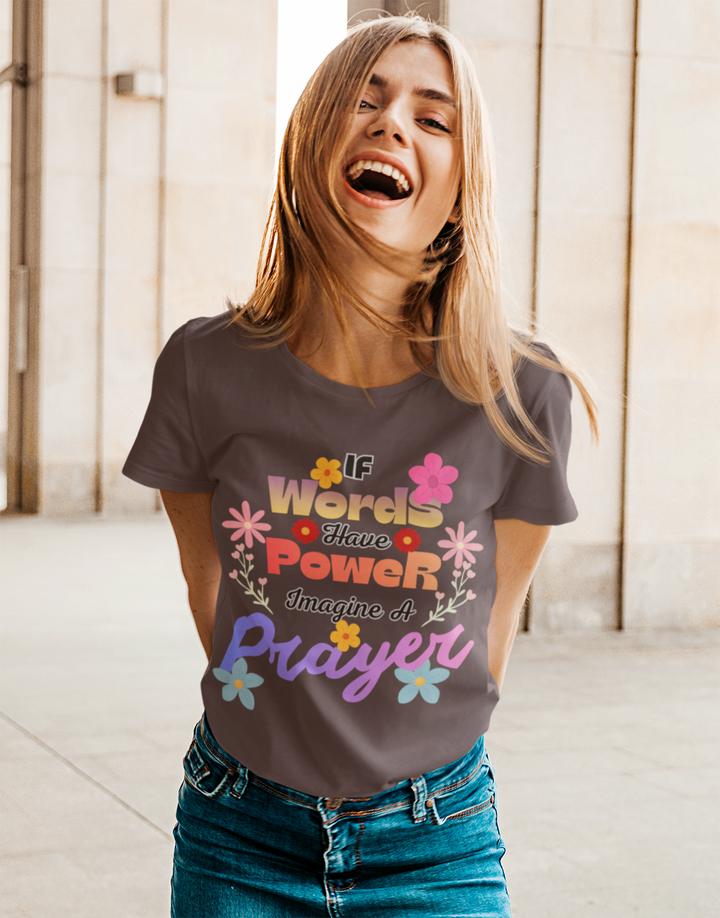 Imagine a Prayer - Women's Classic T-Shirt