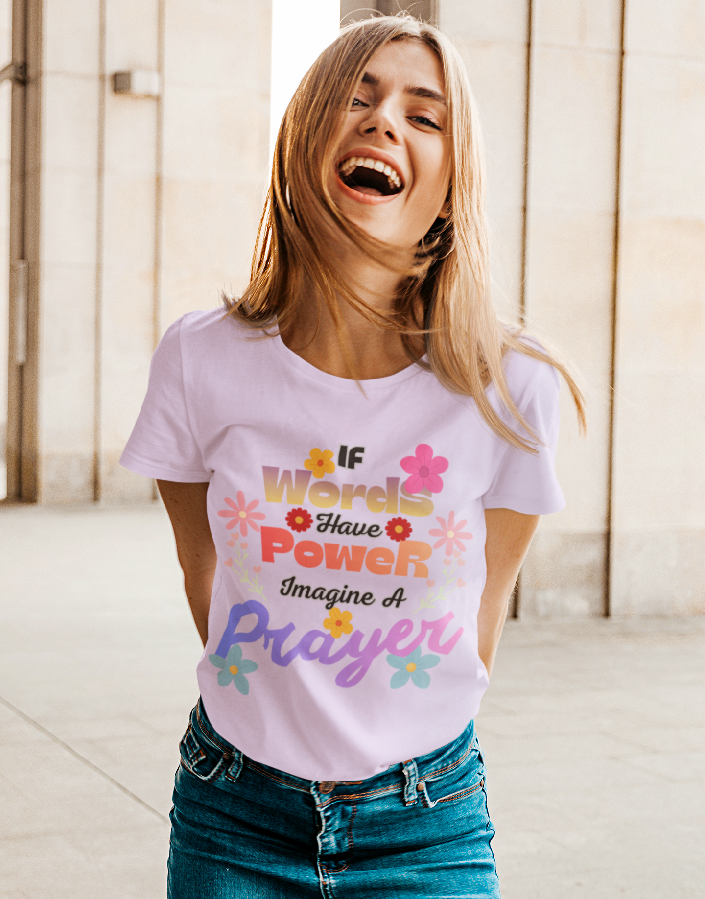 Imagine a Prayer - Women's Classic T-Shirt