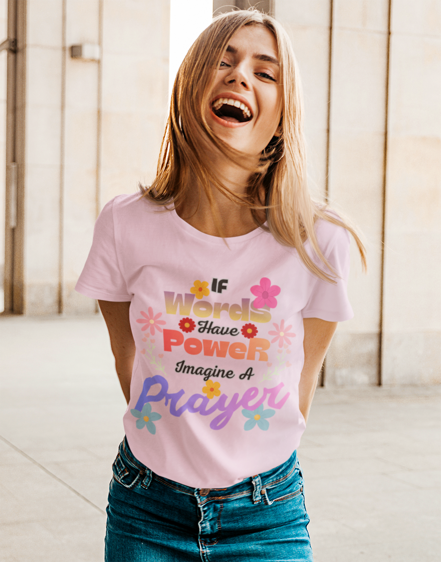 Imagine a Prayer - Women's Classic T-Shirt
