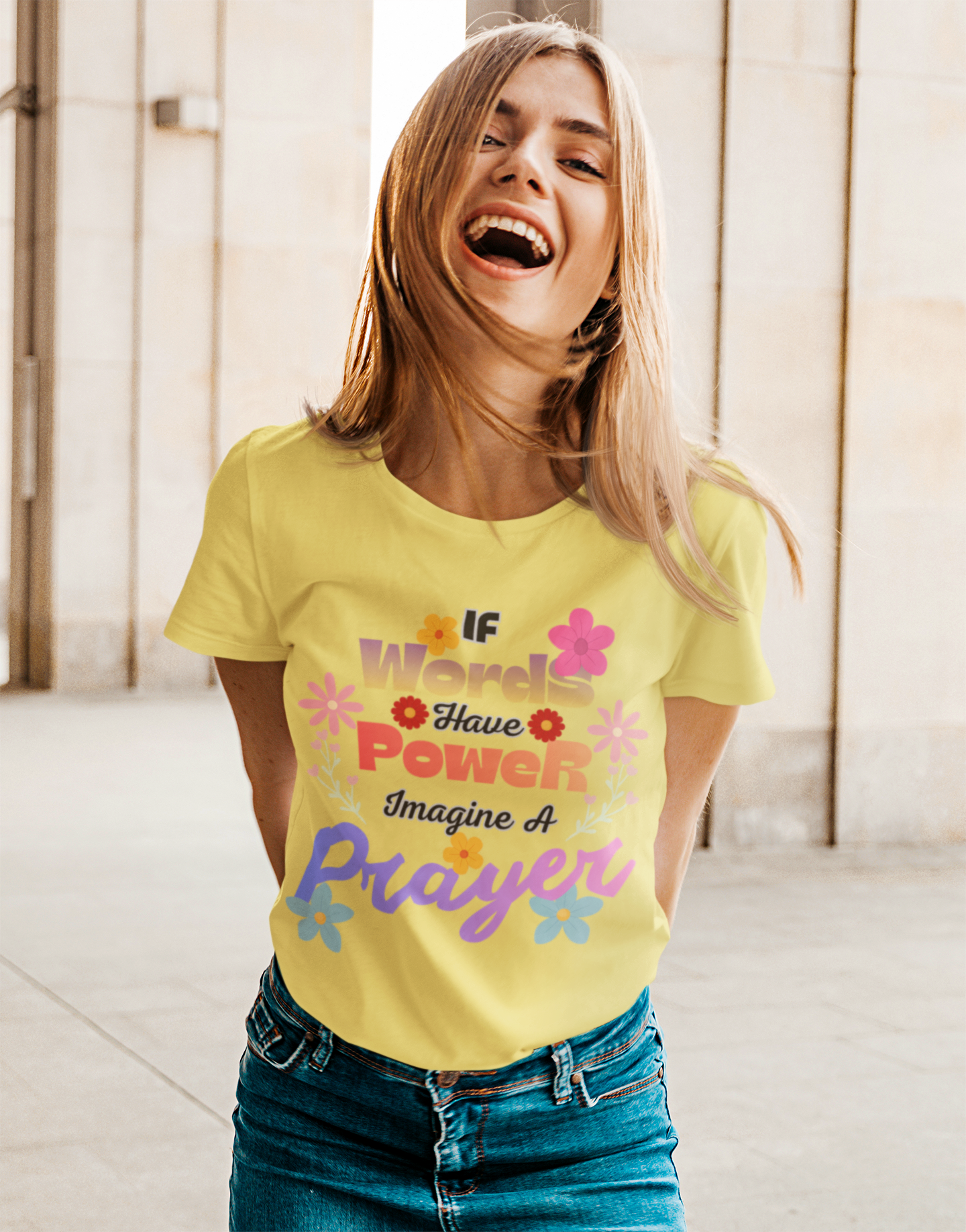 Imagine a Prayer - Women's Classic T-Shirt