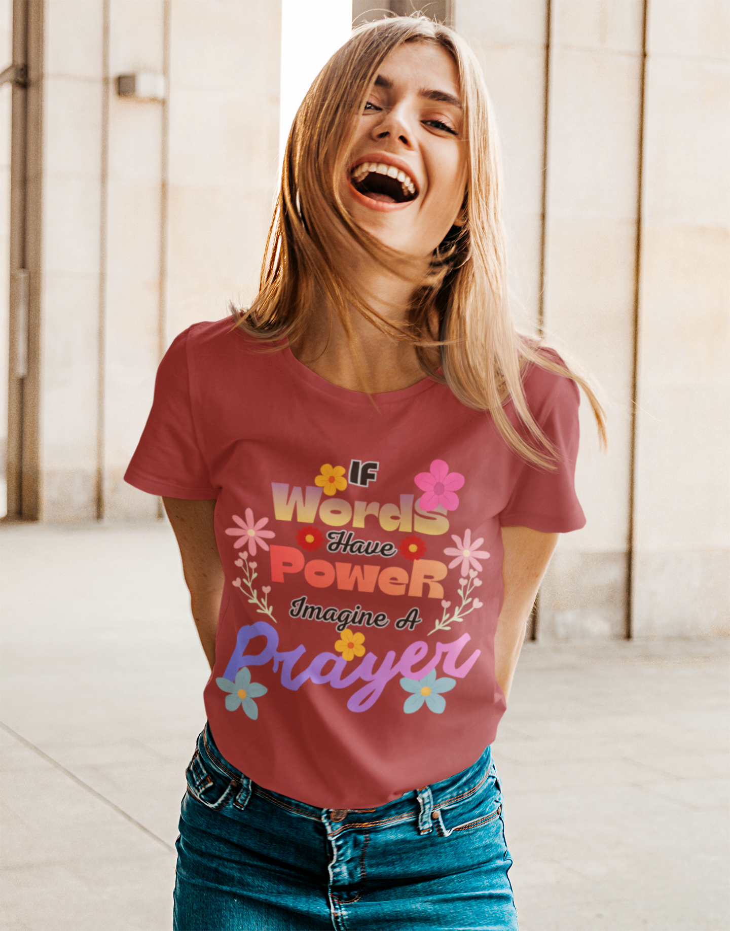 Imagine a Prayer - Women's Classic T-Shirt