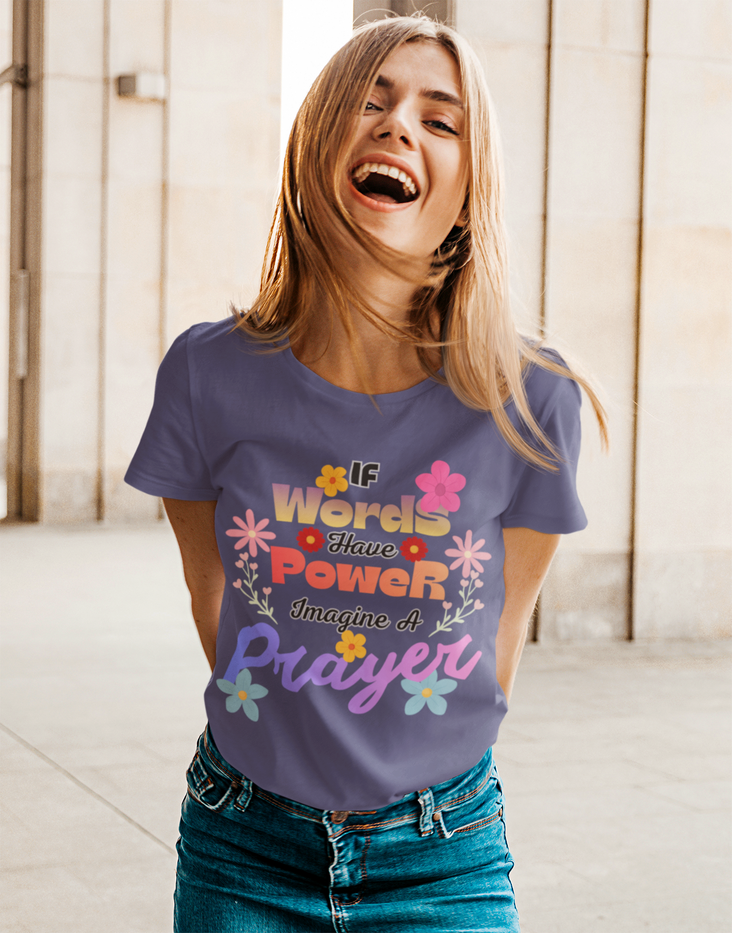 Imagine a Prayer - Women's Classic T-Shirt