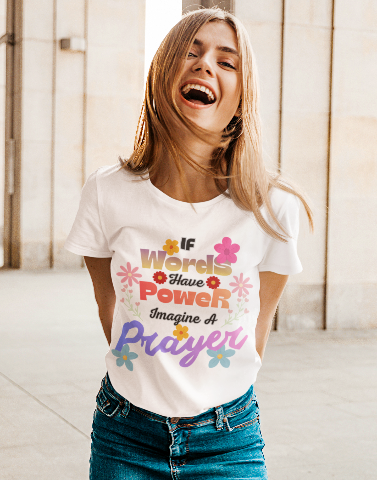 Imagine a Prayer - Women's Classic T-Shirt